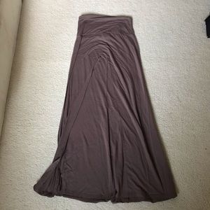 Mossimo Light Brown Taupe Maxi Skirt Sz XS